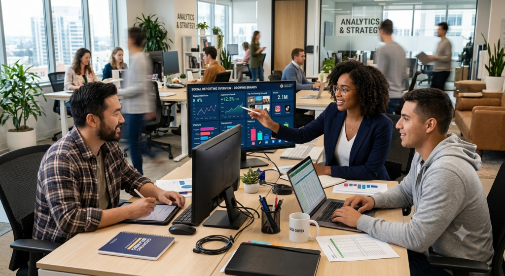 How Do Growing Brands Handle Social Reporting