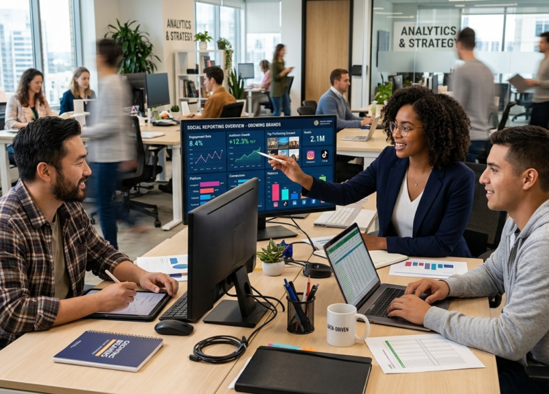 How Do Growing Brands Handle Social Reporting