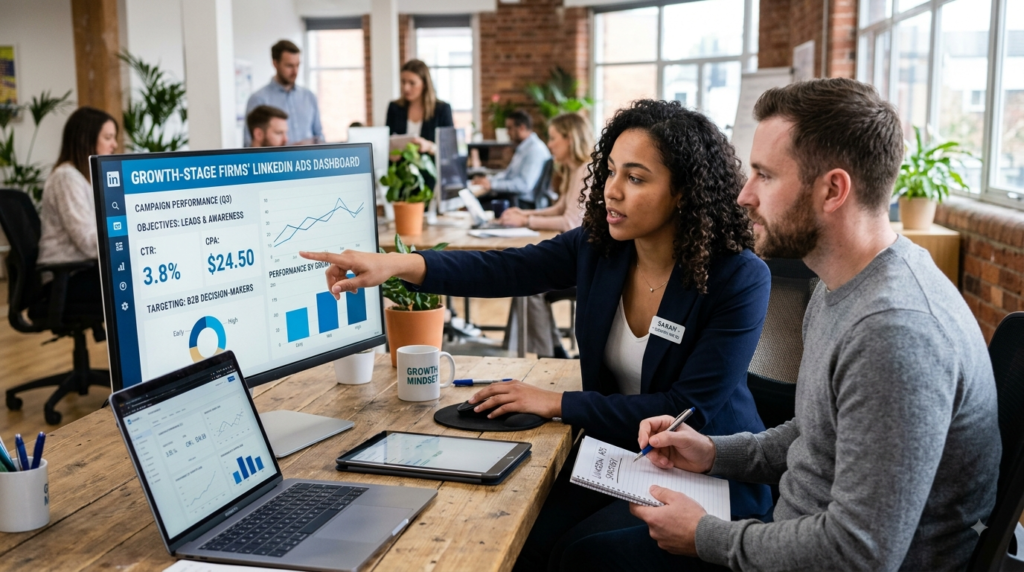How Do Growth-Stage Firms Use LinkedIn Ads